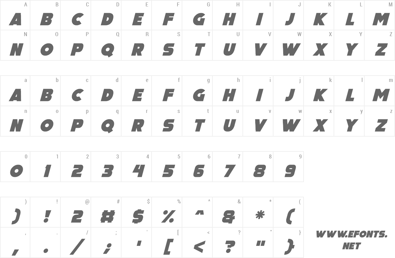 Font Big Black Bear preview